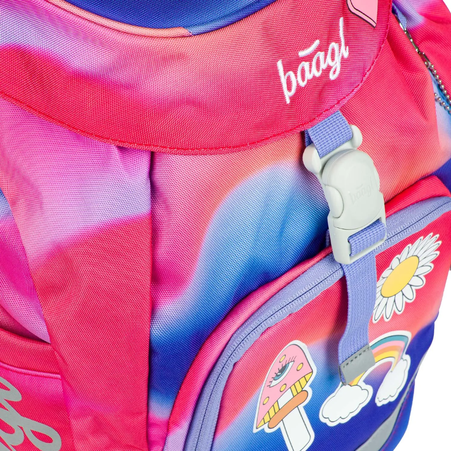 School backpack Airy Rainbow Red