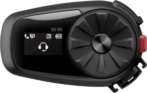 Sena 5S Motorcycle Bluetooth Communication System, Black, Single Pack
