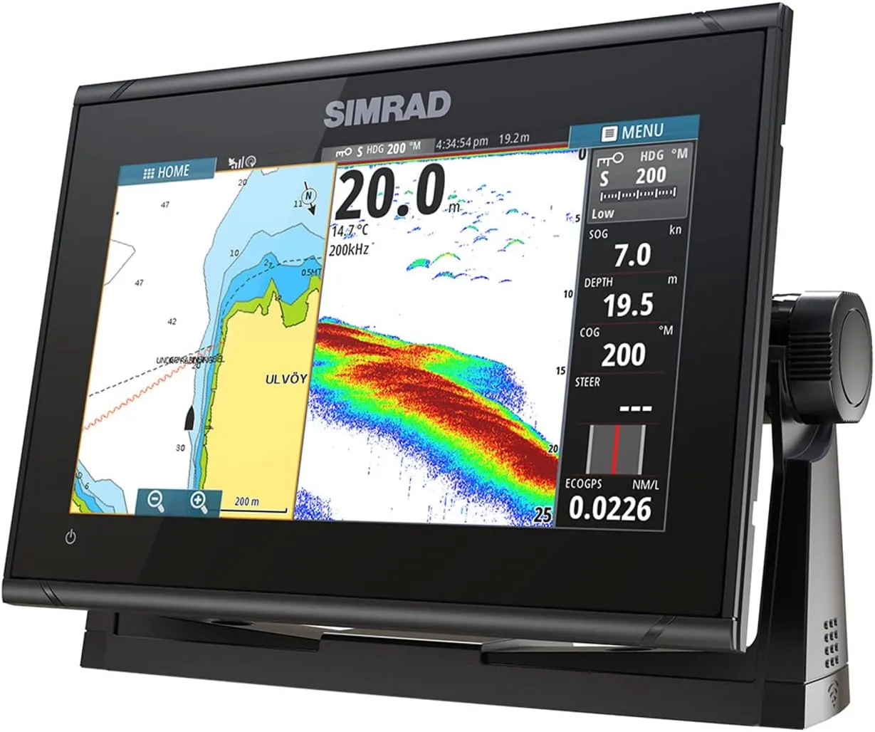 Simrad SIMRAD GO9 XSE CHARTPLOTTER/FISHFINDER W/C-MA{ Discover Chart - NO TRANSDUCER (000-13210-002)