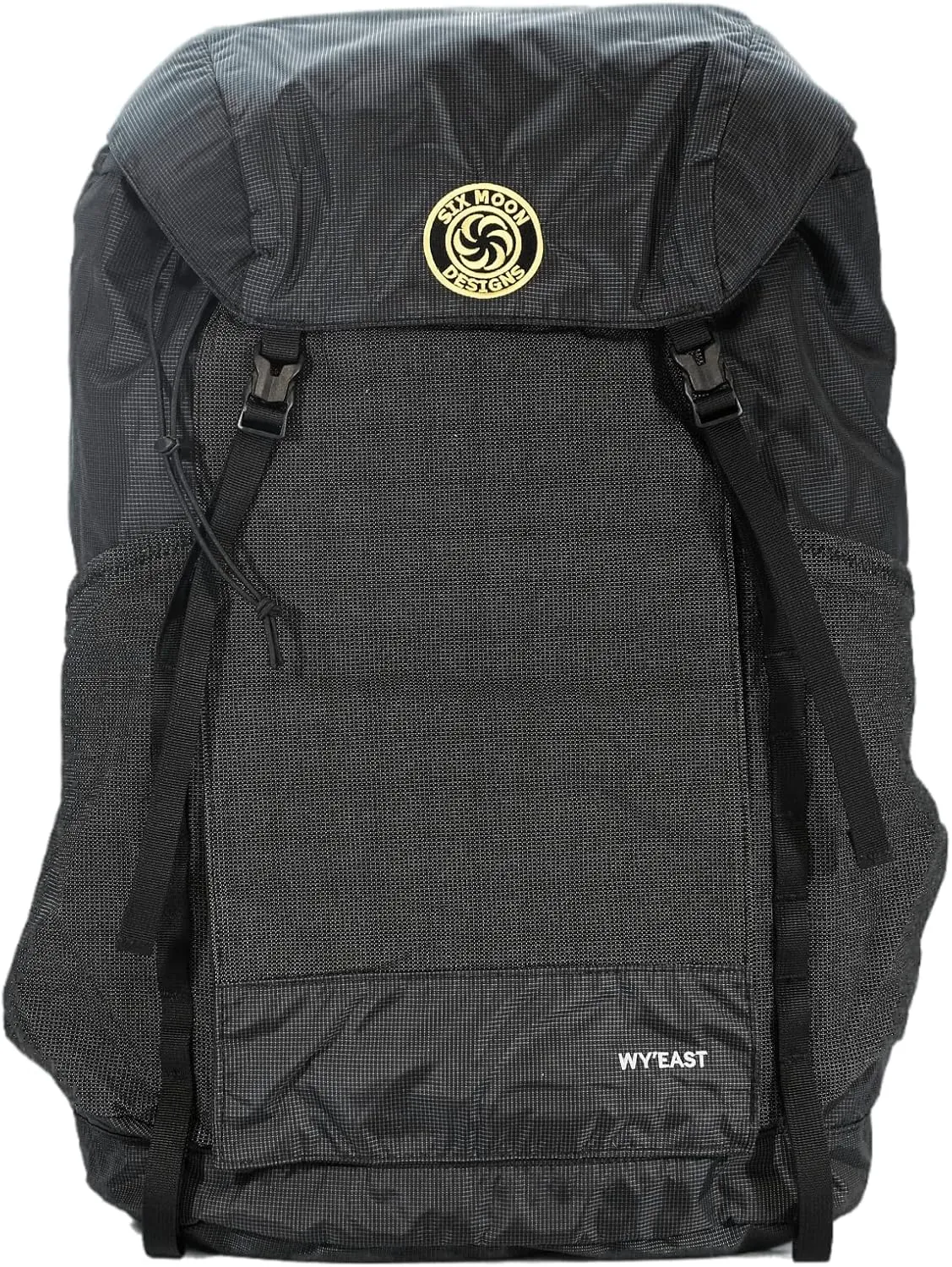 Six Moon Designs WY'EAST DAYPACK With Wing Belt (Black) - Lightweight Hiking Backpack for Day Trips and Everyday Use. Great For Travel. Lightweight Backpack - 25 oz.