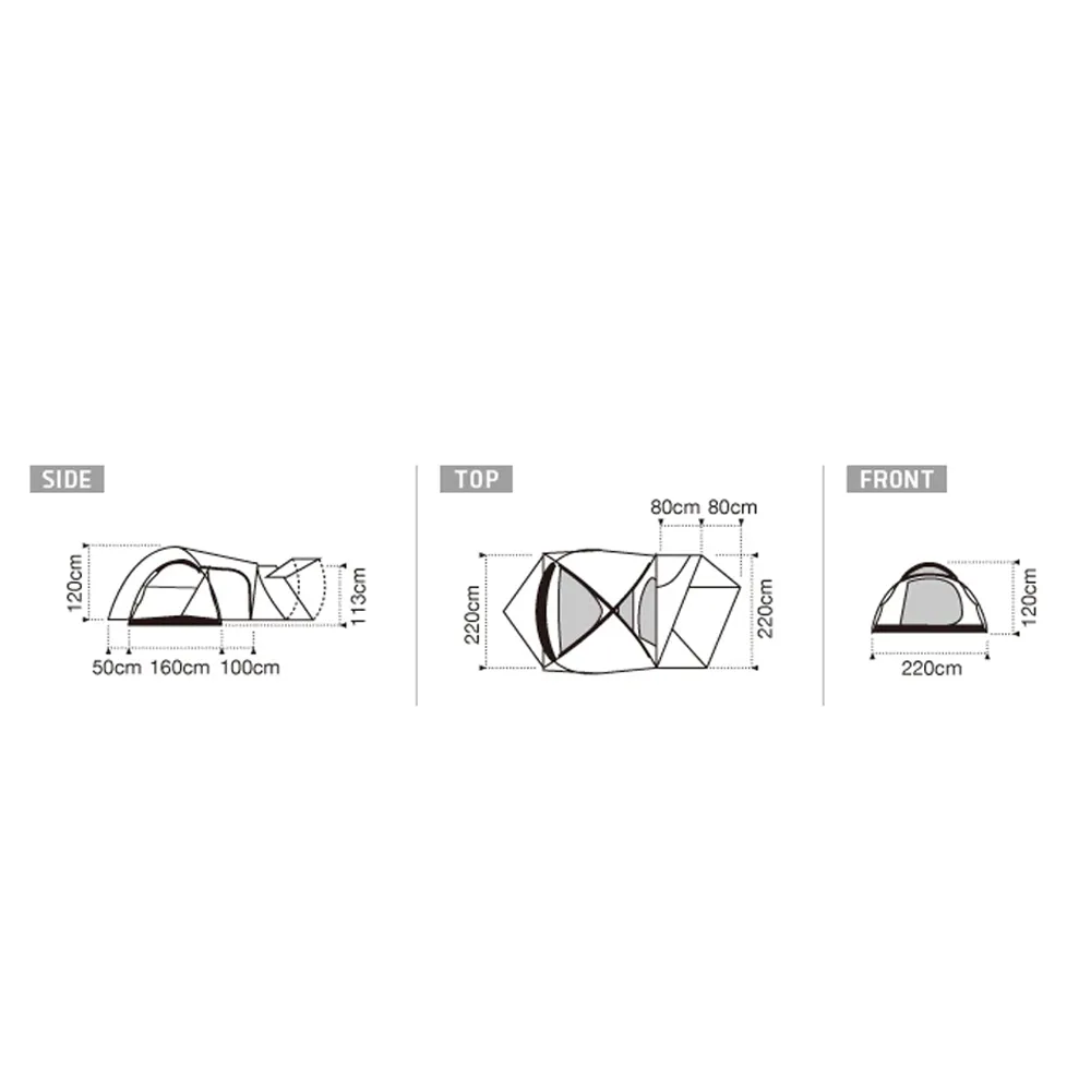 Snow Peak Amenity Dome S