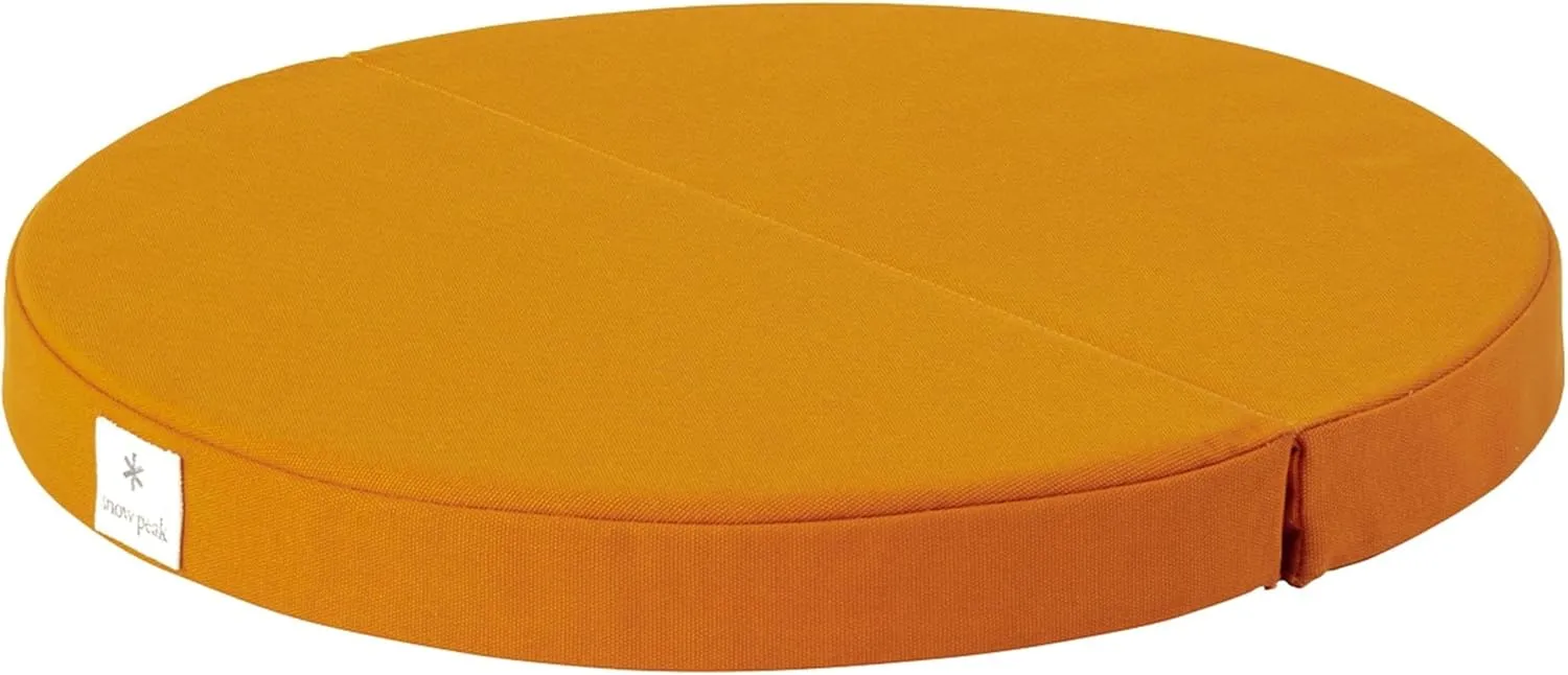 Snow Peak Lounge Cushion, Ground Cushion, Orange