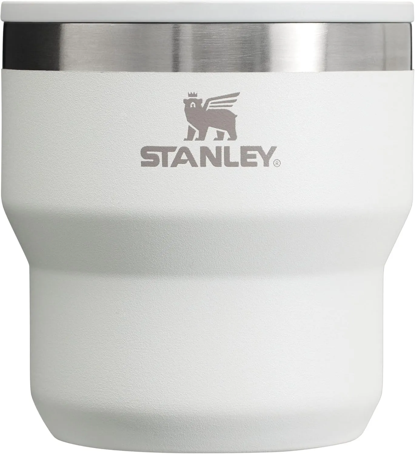 STANLEY Stay-Hot Stacking Camp Cup 10 oz | Press In Drink Through Lid | Cup for Coffee, Tea and Drinks | Insulated Stainless Steel Coffee Mug | BPA-Free
