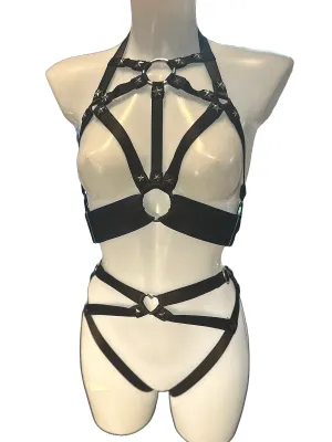 STARRY EYES FULL SET, Black/Silver with STAR STUDS