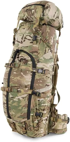 Stone Glacier R3 5900 Pack with R3 Frame, MultiCam, 5900 Cubic Inches, 500 D Cordura, Modular Storage, Heavy Weapon System (50096-MC-M)