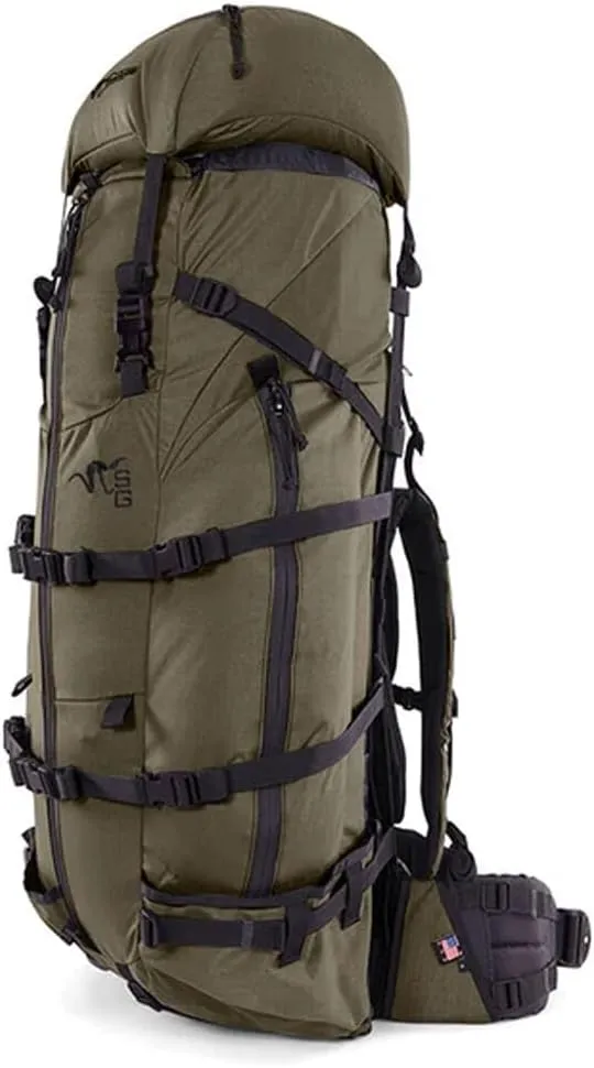Stone Glacier Sky Talus 6900 Hunting Pack with Krux Frame, 6,400 Cubic Inch, Hydration Compatible, Ranger Short Large (50143-RG-L)