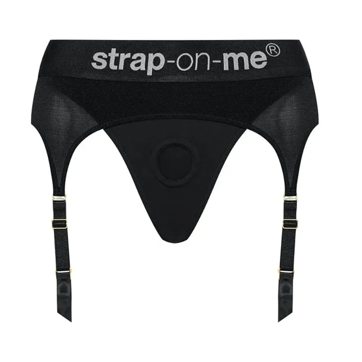 Strap-On-Me Rebel Lingerie Harness with Garter Belts - S-XXL