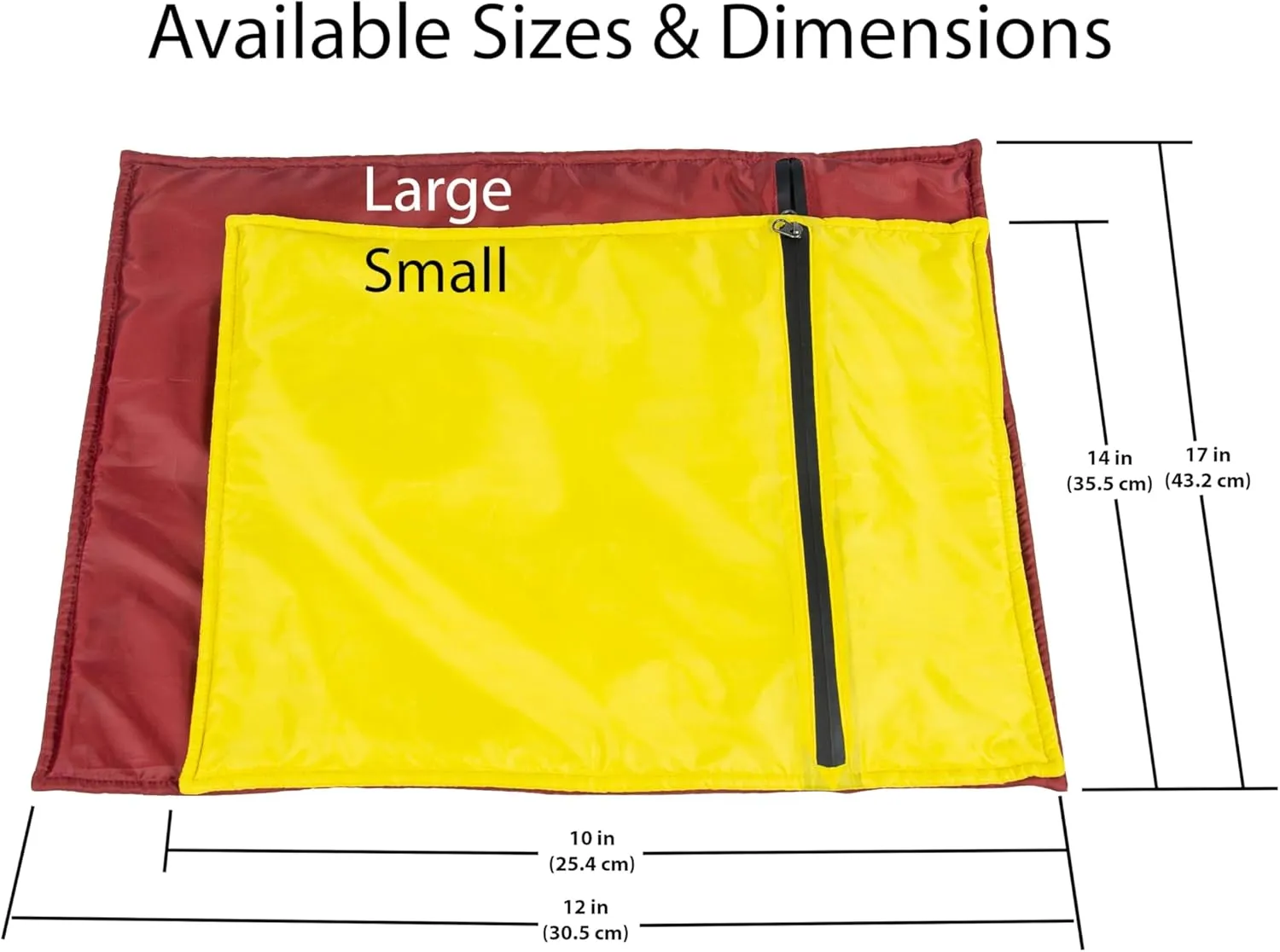 Stuffable Camping Pillow Sack (Large, Red) - 12 x 17 - Camping Essentials for Hiking, Backpacking and Travel Essentials - Sold Empty Bring Your Own Stuffing