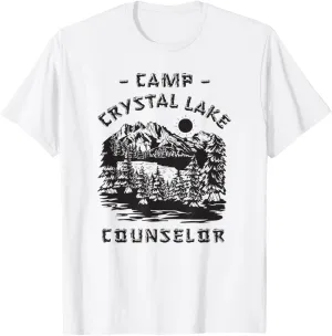 Summer crystal Camp Halloween Retro 1980 clear lake Friday T-Shirt