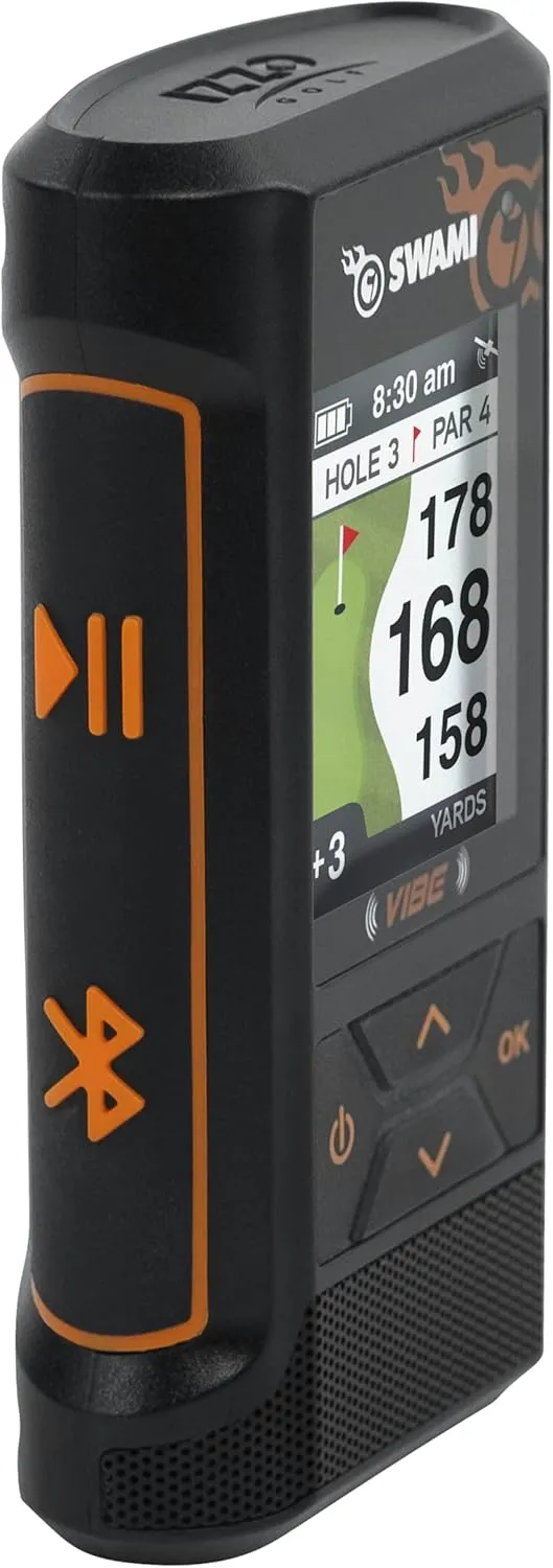 Swami Vibe Golf GPS - Golf GPS Bluetooth Speaker Combo,Lime