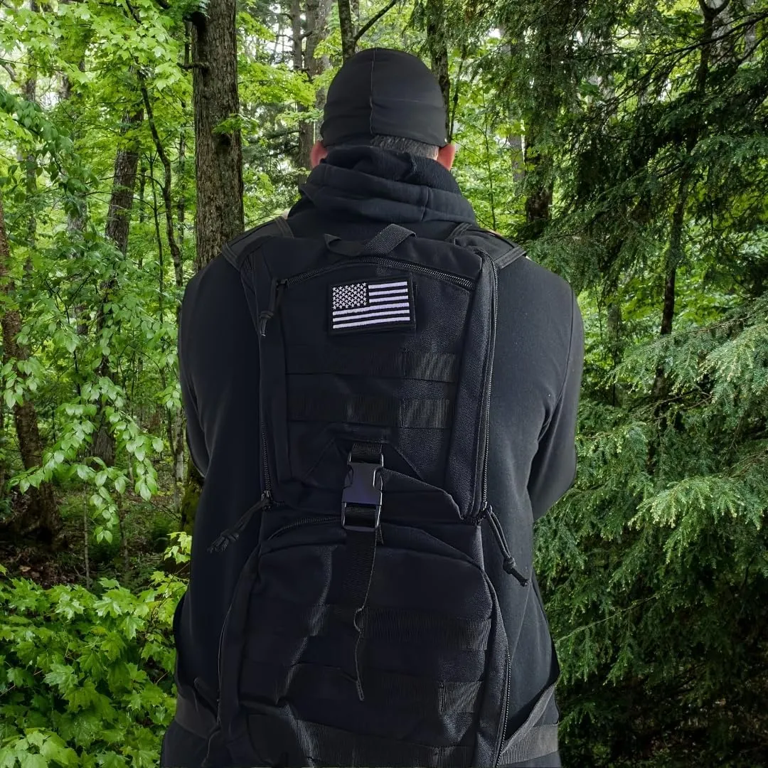 Tactical Hydration Backpack with 3L TPU Water Military Backpack Men Women for Extended Outdoor Adventures Hiking, Cycling, Running Climbing, Hunting, Biking
