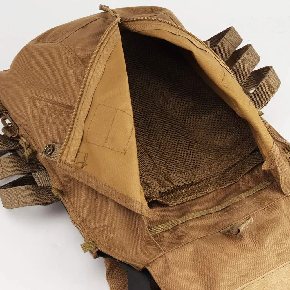 Tactical Pouch Zip-on Panel for AVS JPC2.0 JPC Vest Backpack Airsoft Mesh Pocket Built-in Magazine Snap Closure Hunting