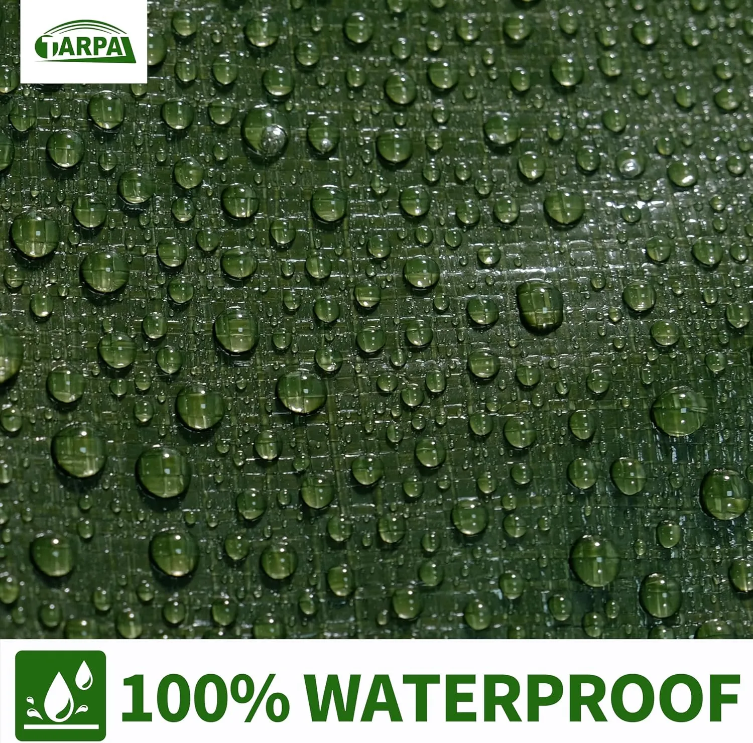 TARPAL Tarps 12x24 Feet Large Tarp 16mil Heavy Duty Tarp with Brass Grommets Every 17.7" Green Tarps UV Protection&Anti-Tear Cover for Firewood,Roof,Pool,Tarpaulin
