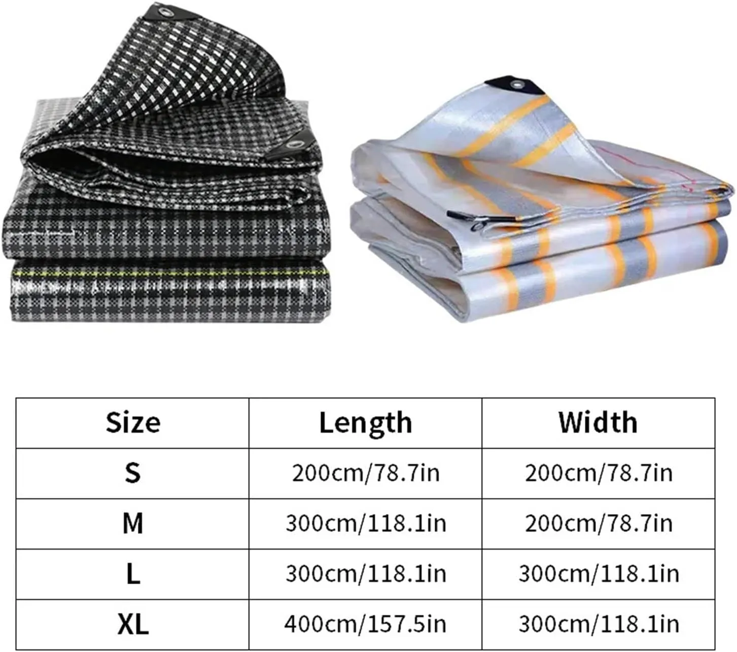 Tarpaulin Waterproof Outdoor Camping Awning Tarp Portable Sun Shelter Cloth Home Garden Backyard Awning Canopy Car Shed Cover(5vdc,2X2M)