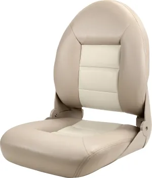 Tempress Navistyle High Back Folding Boat Seat (Tan/Sand)