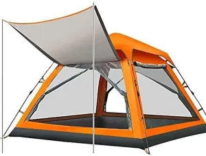 Tent,3-4 People Automatic Camping Tent Sun Shelter Tarp Outdoor Shade Canopy for Beach Party Picnic Family Vacation Mountaineering Camping