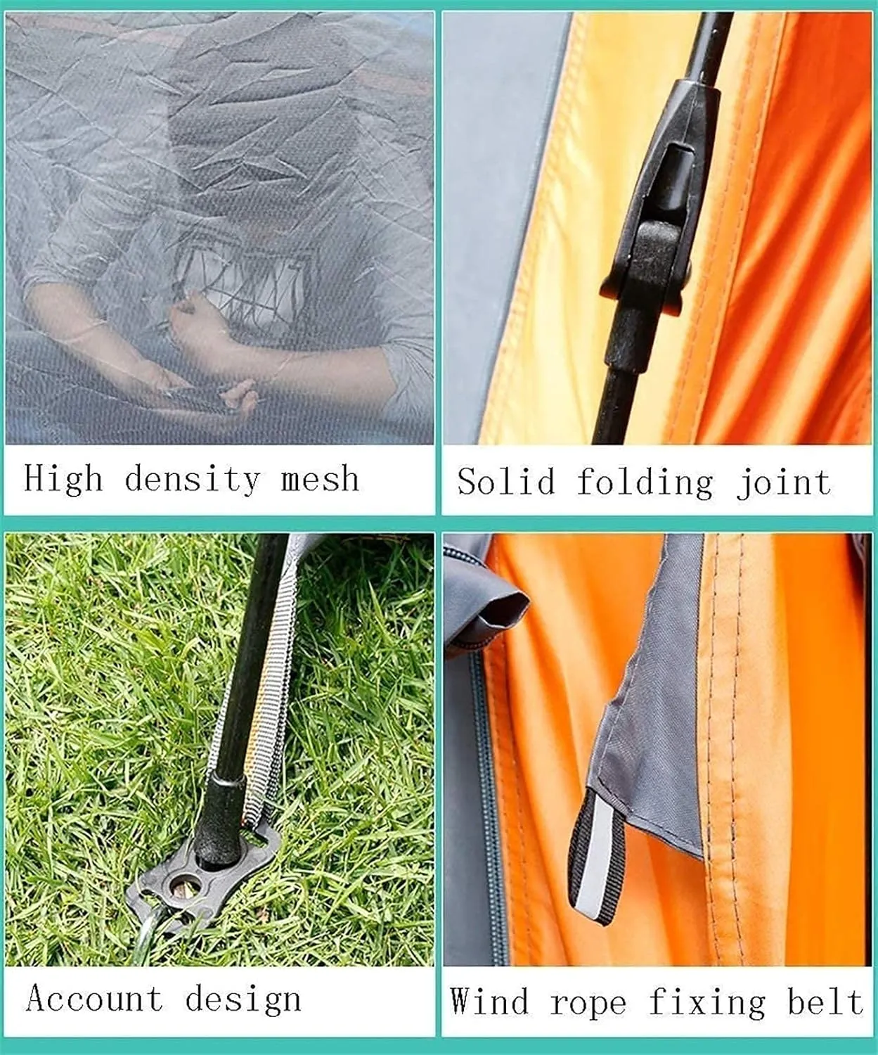 Tent,3-4 People Automatic Camping Tent Sun Shelter Tarp Outdoor Shade Canopy for Beach Party Picnic Family Vacation Mountaineering Camping