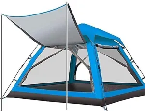 Tent,3-4 People Automatic Camping Tent Sun Shelter Tarp Outdoor Shade Canopy for Beach Party Picnic Family Vacation Mountaineering Camping