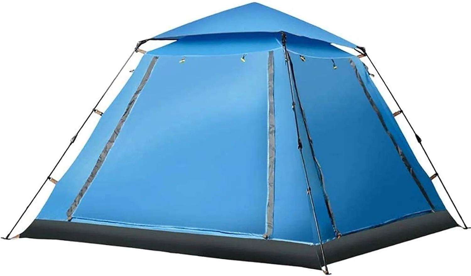 Tent,3-4 People Automatic Camping Tent Sun Shelter Tarp Outdoor Shade Canopy for Beach Party Picnic Family Vacation Mountaineering Camping
