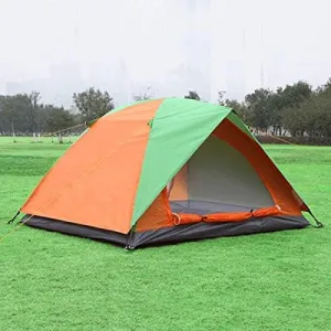 Tents for Camping Camping Tent 2-3 Person Family Tent Double Layer Outdoor Tent Waterproof Windproof Anti-UV Apply to Backyard, Outdoor, Hiking with Mesh Door