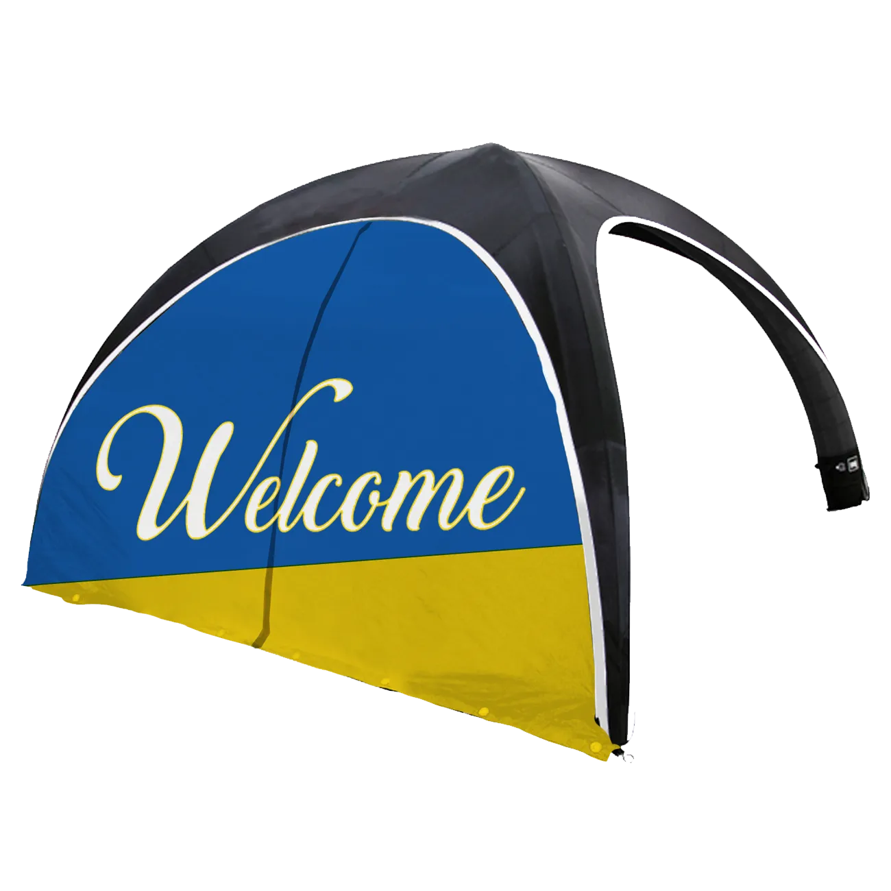 The Dome Inflatable Tent Door Wall