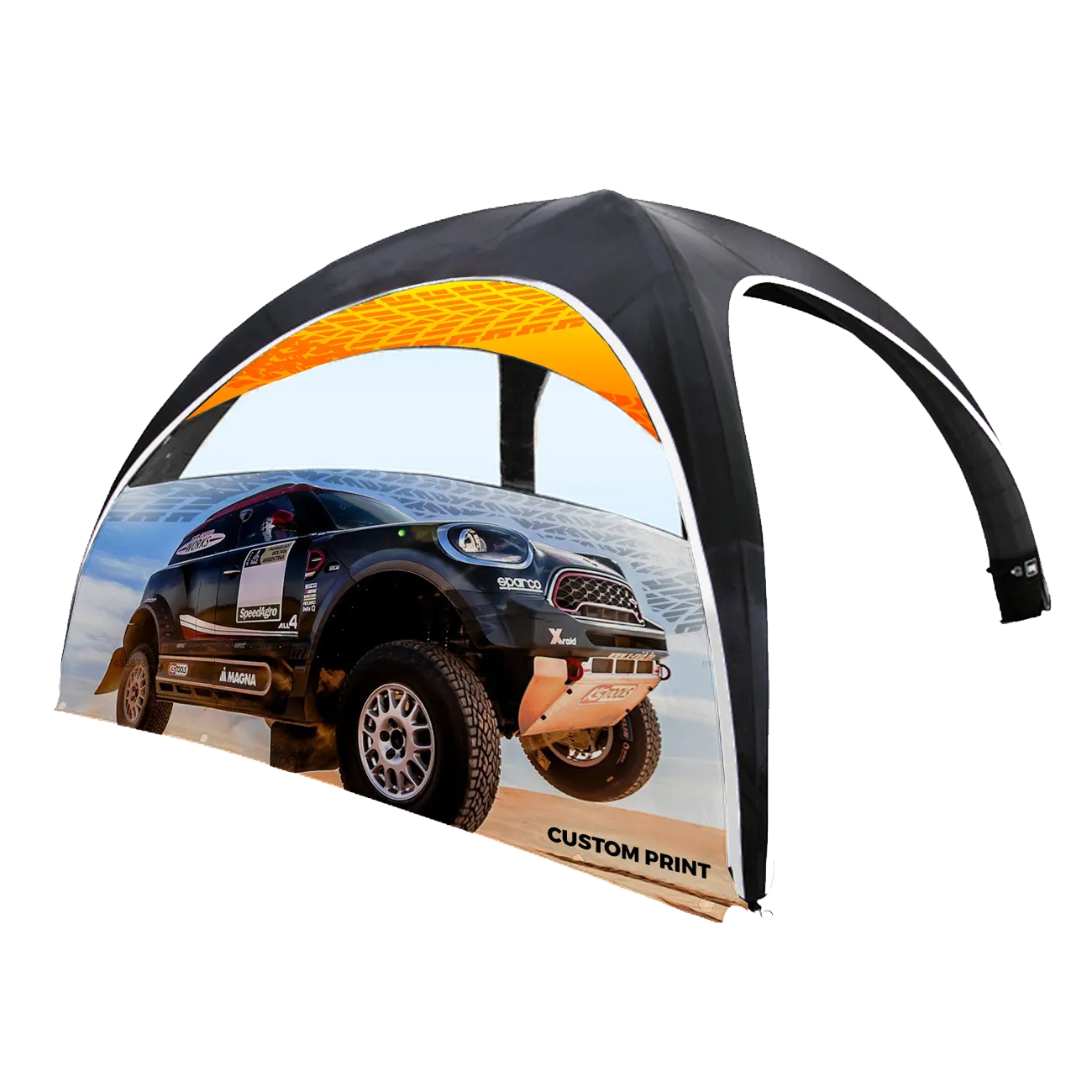 The Dome Inflatable Tent Window Wall