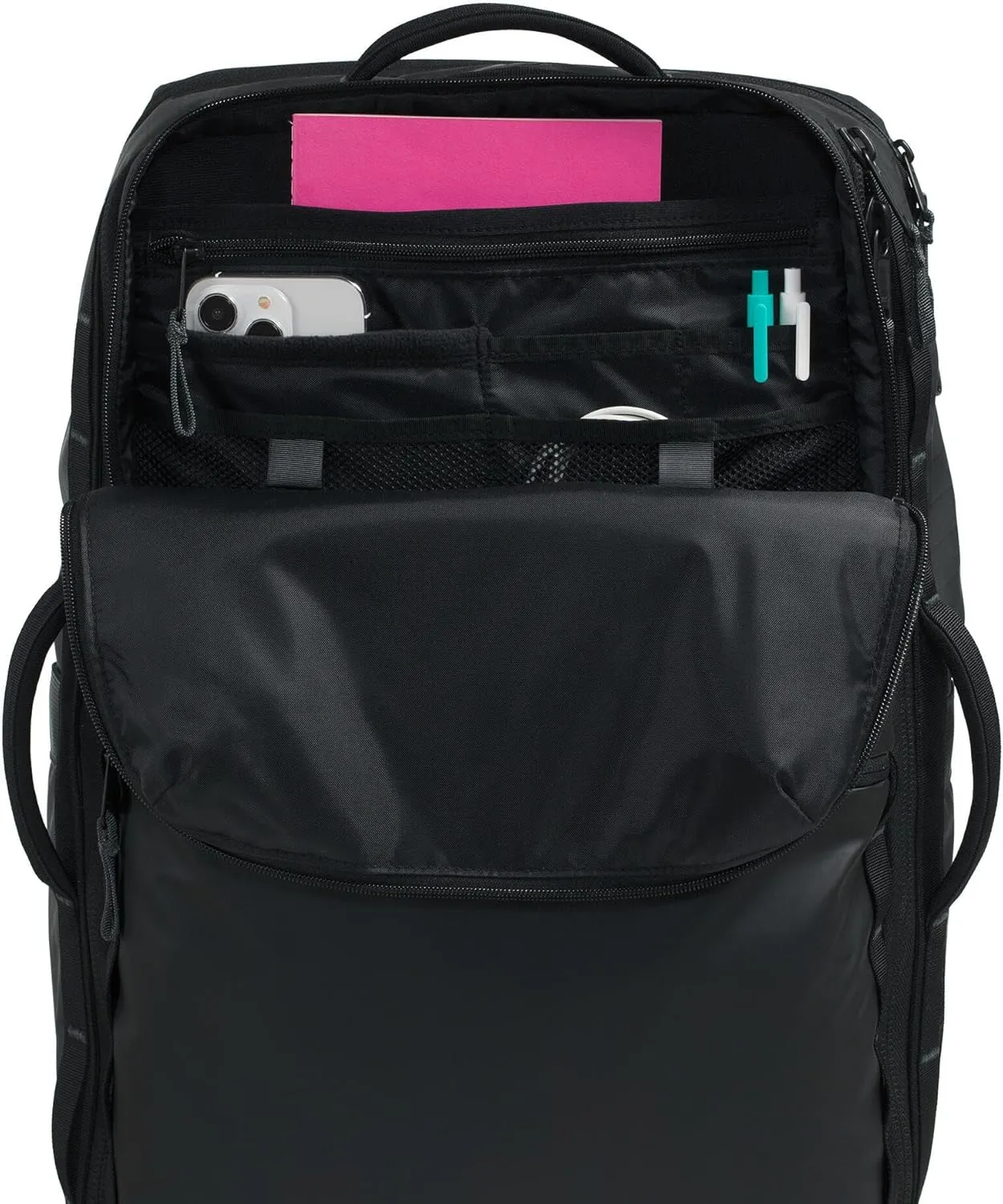 THE NORTH FACE Base Camp Voyager Travel Pack - PFAS Free, TNF Black/Asphalt Grey, One Size