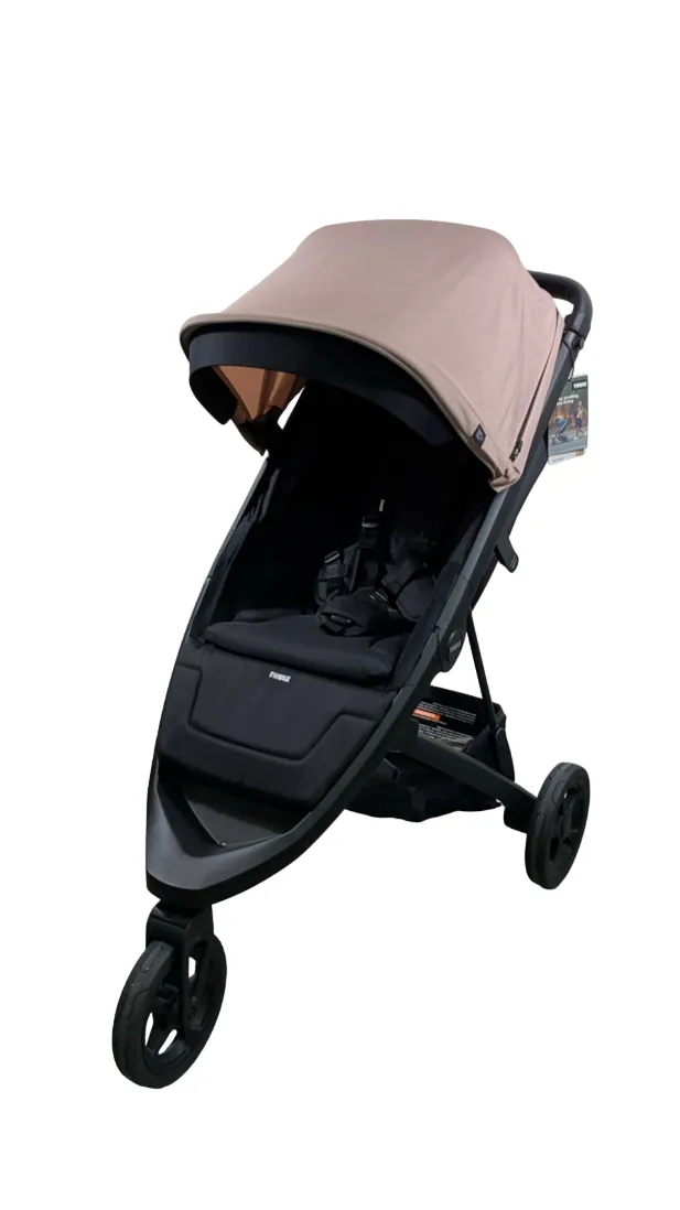 Thule Spring Stroller, 2024, Black, Misty Rose