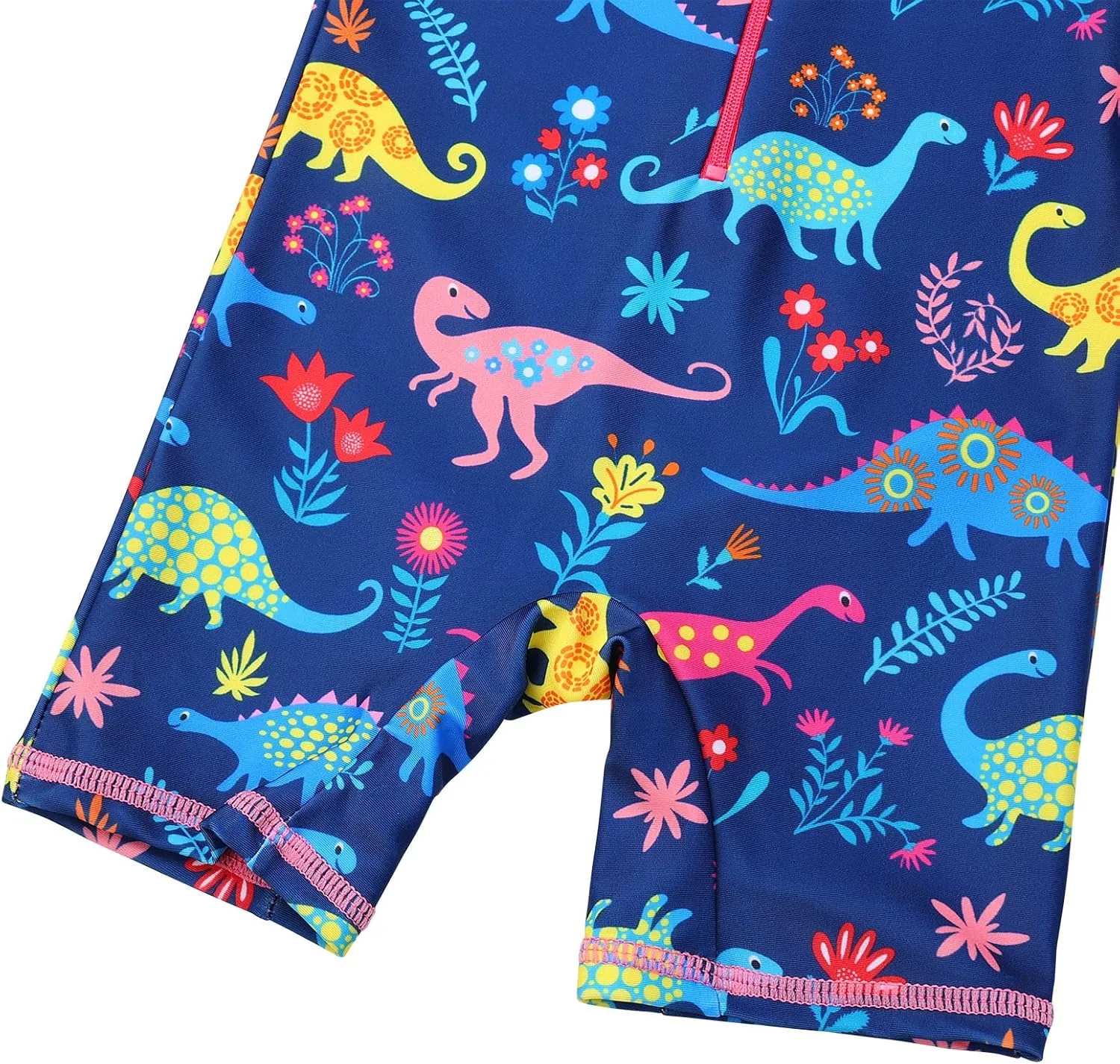 Toddler Girls One Piece Rash Guard Swimsuit Kid Swimwear Sun Suit Short UPF 50  Sun Protection with Sun Hat