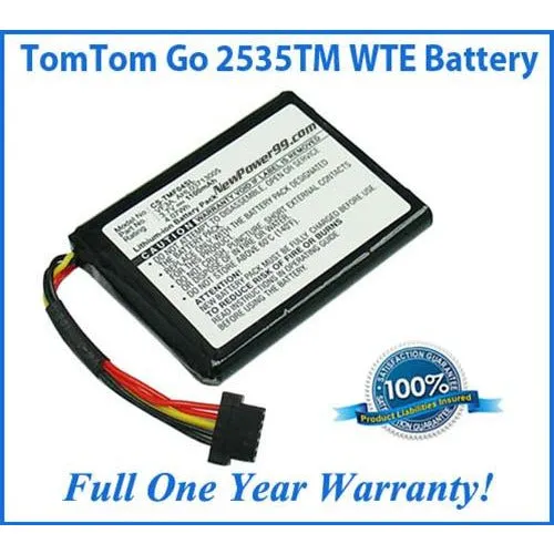 TomTom Go 2535TM WTE Battery Replacement Kit with Tools, Video Instructions, Extended Life Battery and Full One Year Warranty