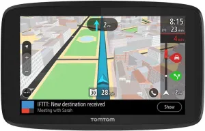 TomTom GO Supreme 5” GPS Navigation Device with World Maps, Traffic ans Speed Cam alerts thanks to TomTom Traffic, Updates via WiFi, Handsfree Calling, Click-and-Drive Mount (Renewed)