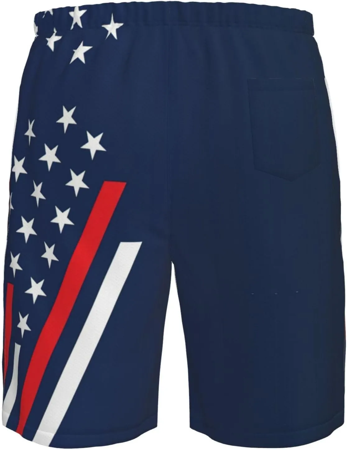 Trash Day Best Day Waste Management Garbage Truck Men's Swim Trunks Beach Shorts with Pockets Swimwear Bathing Suits