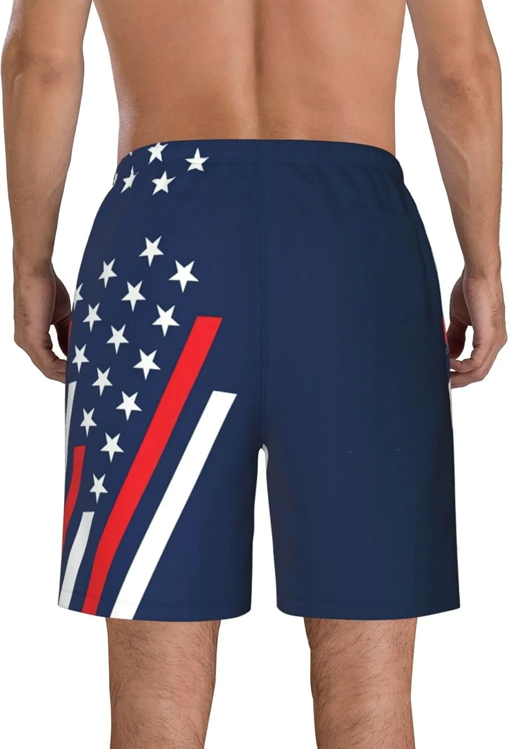 Trash Day Best Day Waste Management Garbage Truck Men's Swim Trunks Beach Shorts with Pockets Swimwear Bathing Suits