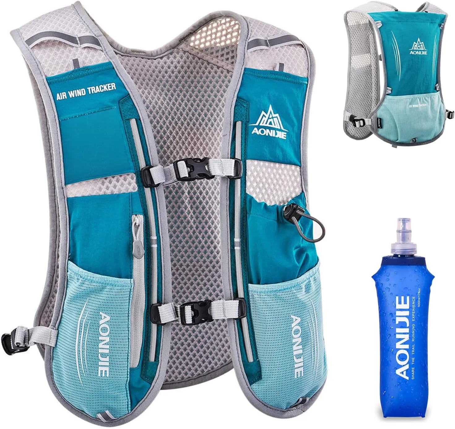 TRIWONDER Running Hydration Vest Water Pack Backpack for Women Men 5.5L 5L Runner Trail Race Marathon Cycling Hiking Jogging