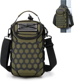 Ultra-Strong Magnetic Gym Bag - Versatile Fitness, Work, Travel & Sports Backpack with Stylish Design, Durable Material & Multi-Size Water Bottle Holder (Olive)