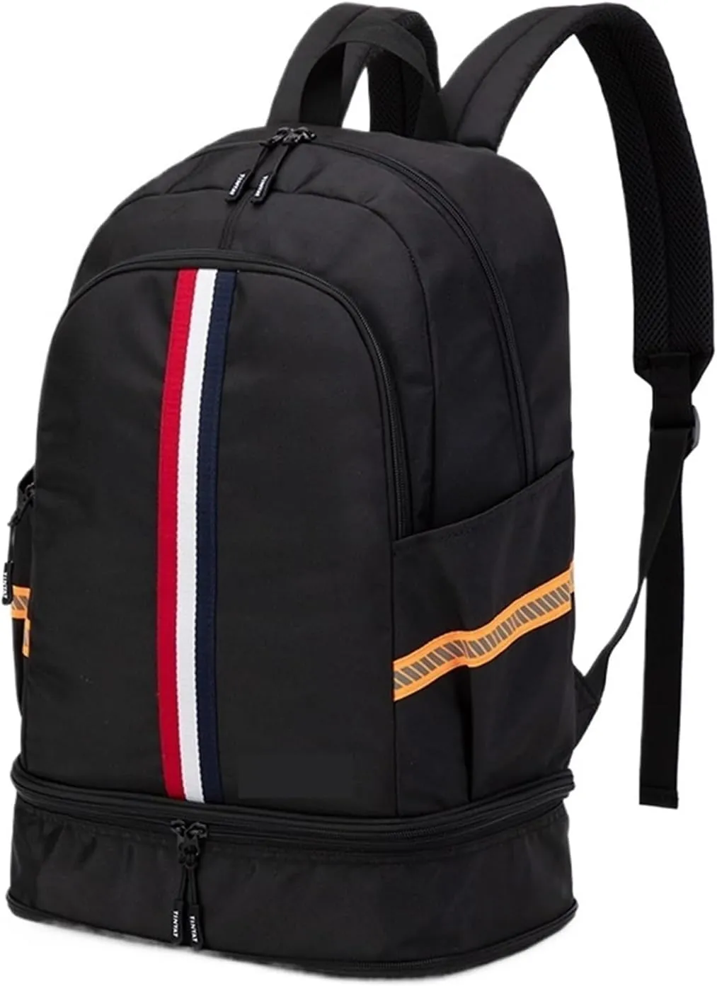 Ultralight Camping Backpack Outdoor Sports Bags Mountain Pocket Hiking Rucksack Daypack Traveling Cotton Canvas Bag(Black)