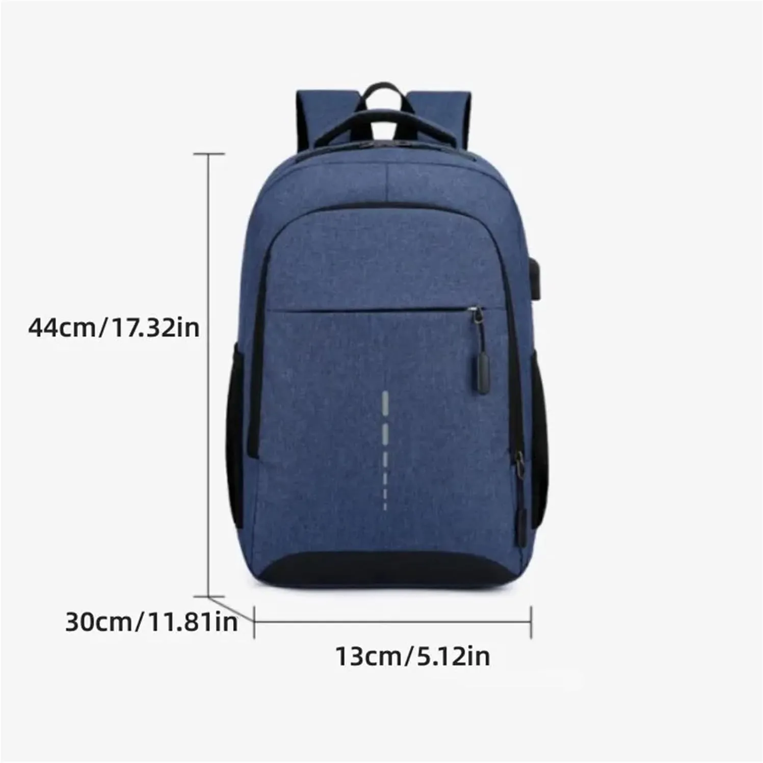 Ultralight Camping Backpack Outdoor Sports Bags Mountain Pocket Hiking Rucksack Daypack Traveling Cotton Canvas Bag(Blue)