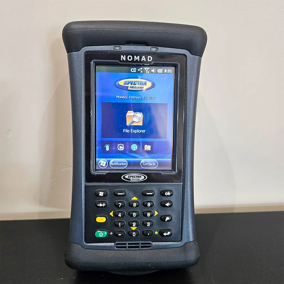 USED Spectra Precision Nomad 1050B Data Collector with Layout Pro