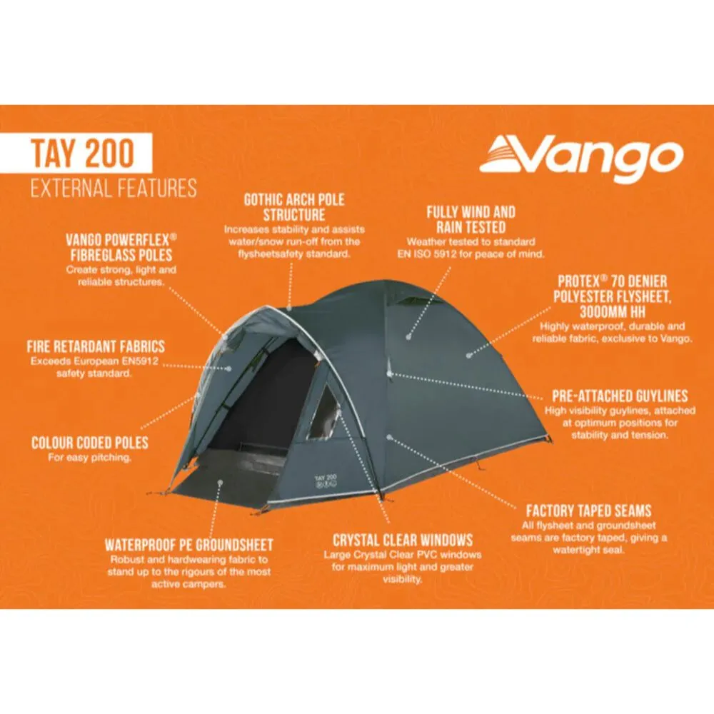 Vango | Tay 200 Tent | 2 Person Tent