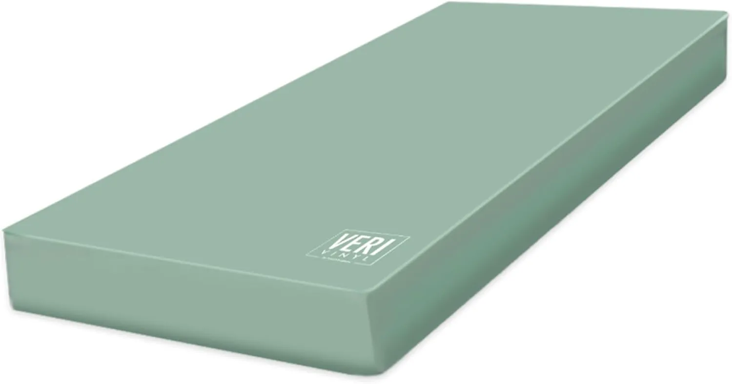 Veri Vinyl Foam Waterproof Camp Mattress - Stain Resistant, Camping, Shelter, RV, Dorm, Incontinence Mattress