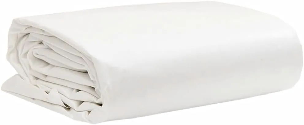vidaXL Tarpaulin White 9.8x9.8' 7.11 oz/ft²