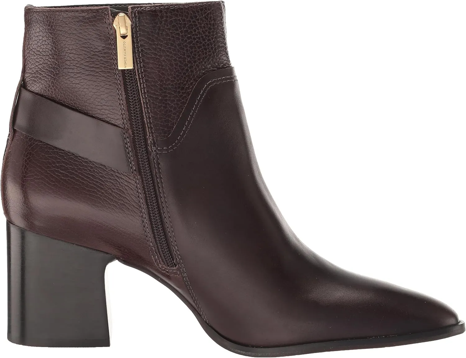 Vince Camuto Women's Evelanna Stacked Heel Bootie Ankle Boot