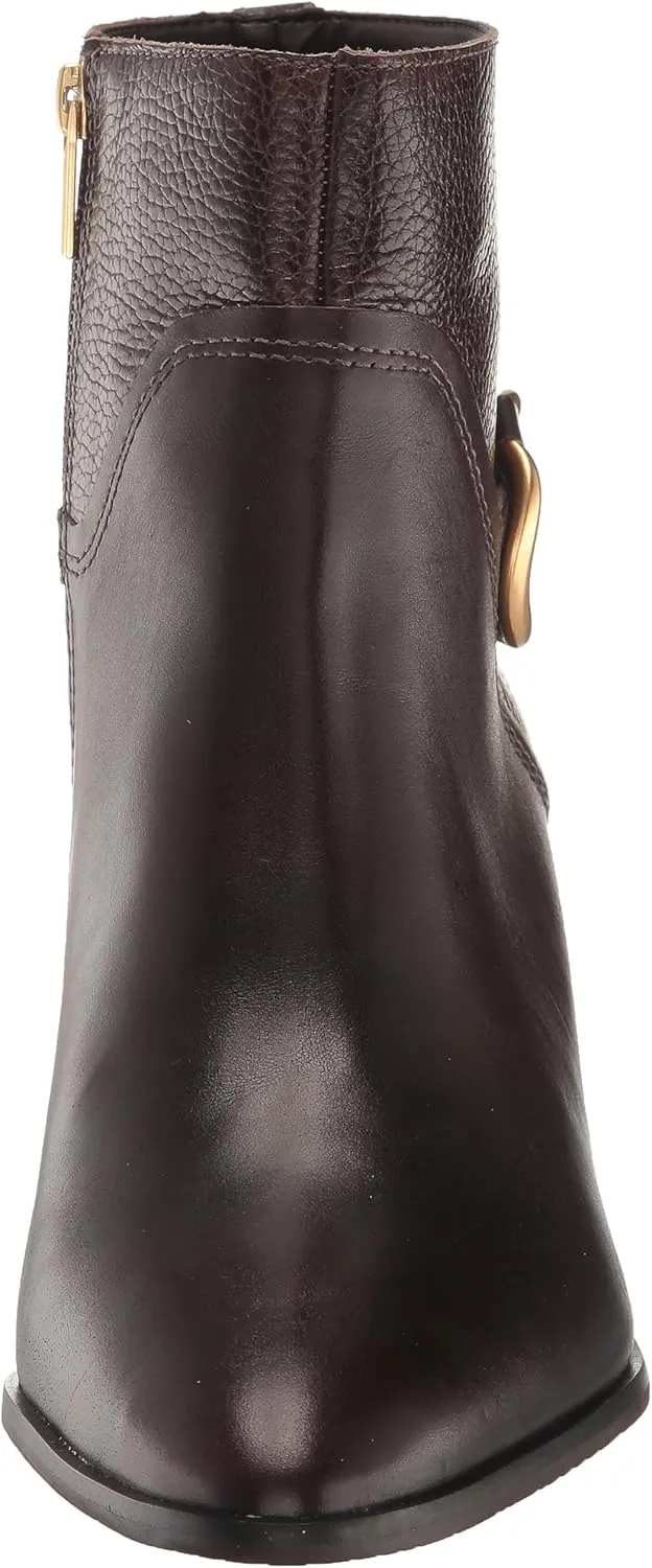 Vince Camuto Women's Evelanna Stacked Heel Bootie Ankle Boot