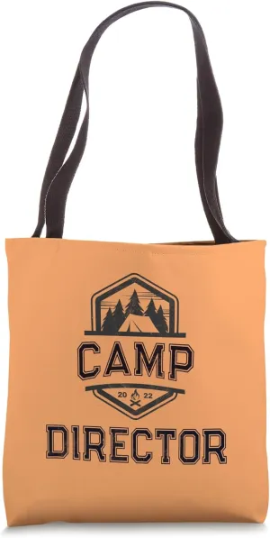 Vintage CAMP DIRECTOR Campsite Host Chaos Coordinator Crew Tote Bag