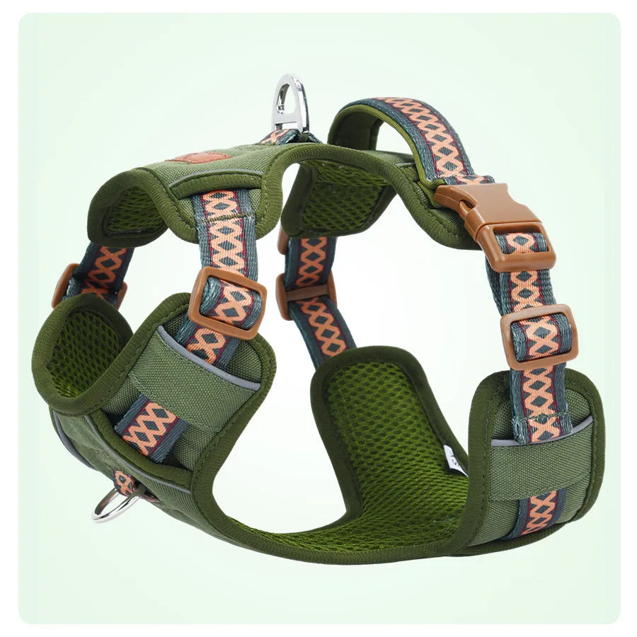 Vintage Leather Dog Harness