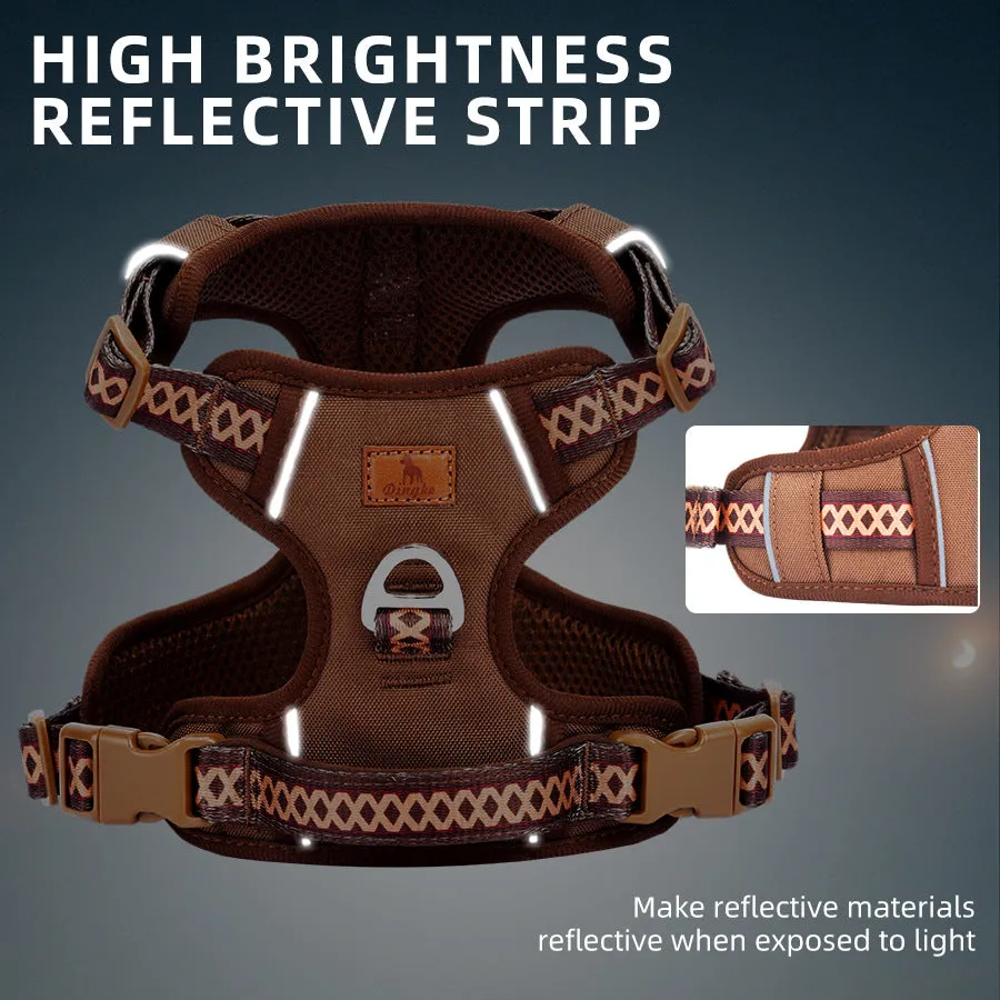Vintage Leather Dog Harness
