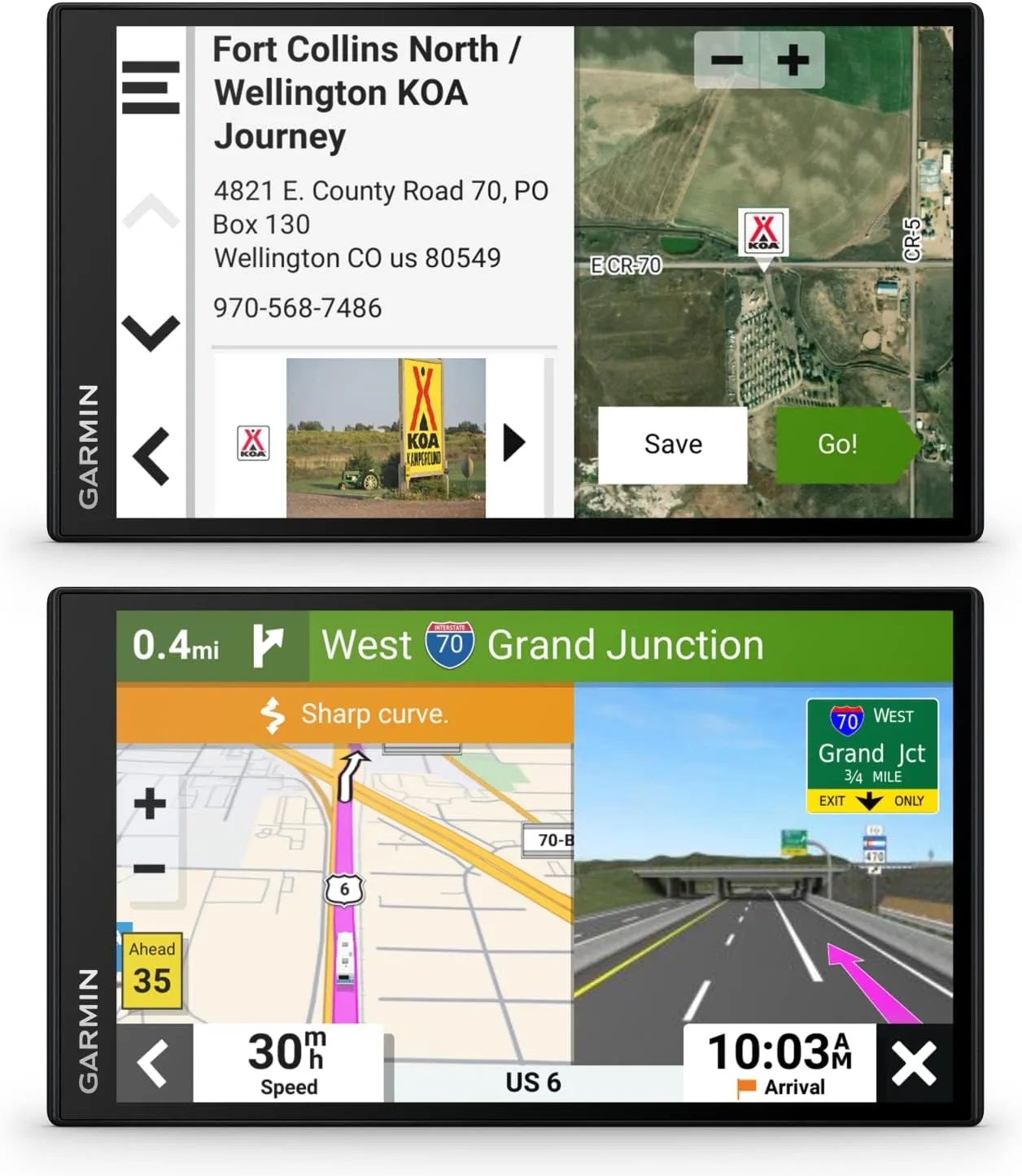 Wearable4U - Garmin RV 795 GPS Navigator, Large, Easy-to-Read 7, Custom RV Routing, High-Resolution Birdseye Satellite Imagery with Power Pack Bundle