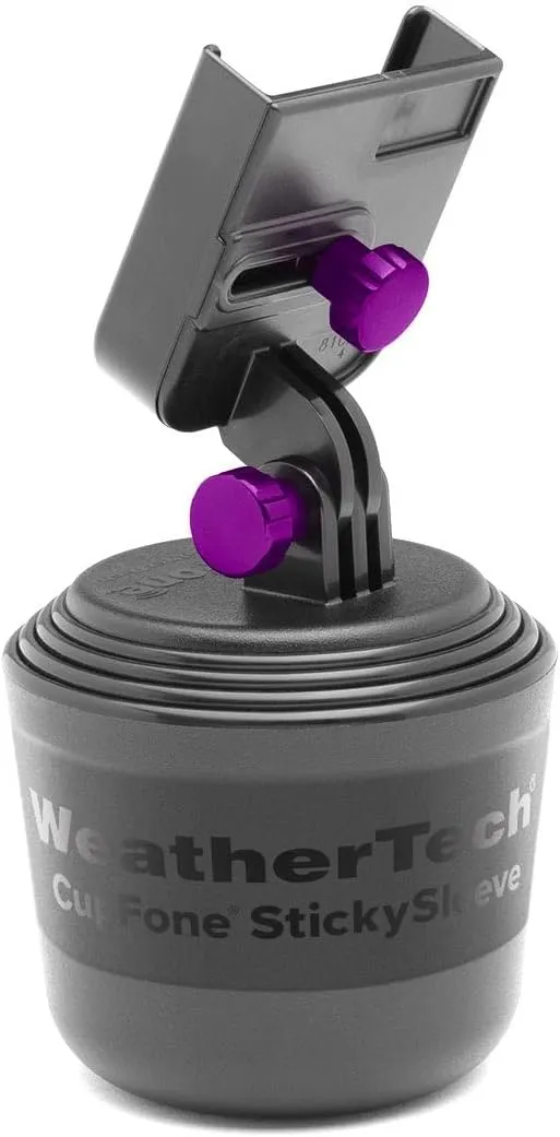WeatherTech Portable Electronic Device Mount, Violet, Fits Smartphones