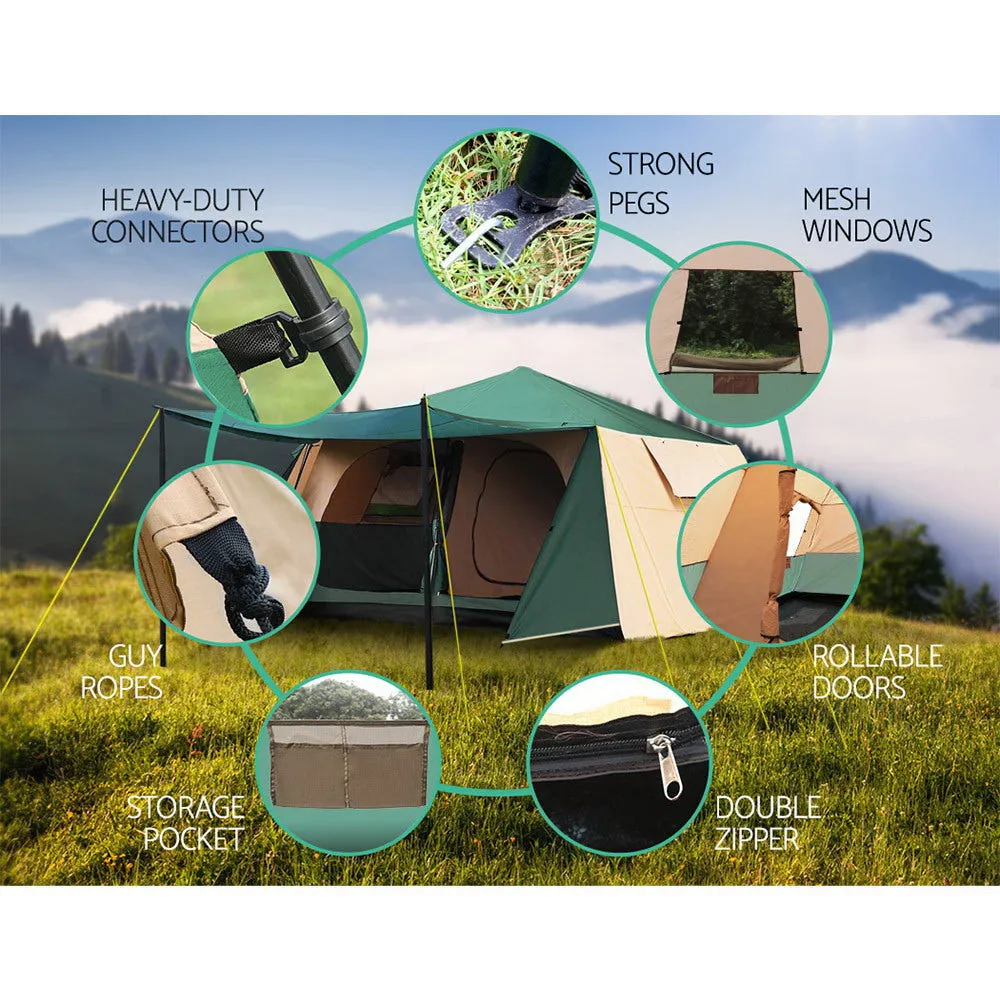 Weisshorn Instant Up Camping Tent 8 Person Pop up Tents Family Hiking Dome Camp-NT_Metro