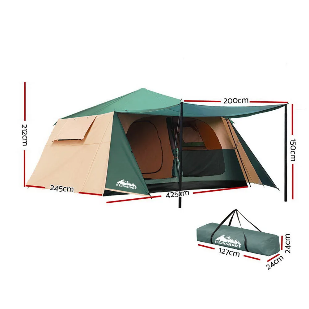 Weisshorn Instant Up Camping Tent 8 Person Pop up Tents Family Hiking Dome Camp-WA_Metro